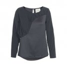 KAREN by SIMONSEN Dark Navy MESH Blouse TOP Ponda SEERSUCKER 38 $200 Free Ship KAREN by SIMONSEN Dark Navy MESH Blouse TOP Ponda SEERSUCKER 38 $200 Free Ship
