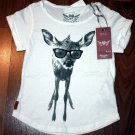 FIRETRAP London OFF CREAM Girls TEE SHIRT Top GRAPHIC Deer SUNGLASSES 4-5 yrs FIRETRAP London OFF CREAM Girls TEE SHIRT Top GRAPHIC Deer SUNGLASSES 4-5 yrs