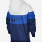 Nike CV9342-121 Boy's Wind Runner Stripe Hooded Jacket Blue / White ( L )