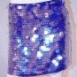 H&M Mini Party SKIRT Fringe CLEAR Round CIRCLES Exposed BACK ZIP Lined 6 / 36