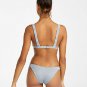RVCA Faded Storm-Hued Ribbed Bikini Bottom ( L )