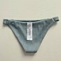 RVCA Faded Storm-Hued Ribbed Bikini Bottom ( L )