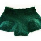 $180 GRAZIA'LLIANI Soon ITALY Emerald GREEN Lampo LOUNGEWEAR Shorts MOHAIR (L)