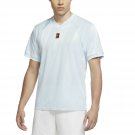 Nike CK9799-449 Court Breathe Slam Tennis Crew Tee Topaz Mist ( M ) Nike CK9799-449 Court Breathe Slam Tennis Crew Tee Topaz Mist ( M )