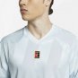 Nike CK9799-449 Court Breathe Slam Tennis Crew Tee Topaz Mist ( M )