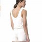 MPG Sport Mirage Tank Top Shorts Romper Bone ( L )