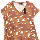 Tahari Plus Size V-Neck Camo Tee ( 2X ) Tahari Plus Size V-Neck Camo Tee ( 2X )