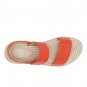 EILLEN FISHER Max Washed Espadrille Leather Sandals Orange ( 8.5 )