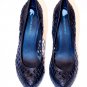 CYNTHIA ROWLEY Pumps PLATFORM Shoes BLACK Amanda ( 10 )
