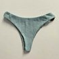 Amuse Society MARGOT HIGH HIP Rib Bikini BOTTOM Slate ( L )
