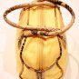 Guia Leather Small Tote Hand Bag Yellow Made in Italy