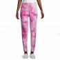 Wildfox Fleece Love Potion Knox Tie Dye Jogger Sweatpants Pink ( S )