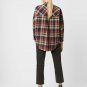 French Connection Flannel Rhodes Oversized Check Shirt ( S )