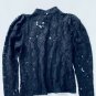 WAYF Long Sleeve Lace Top Black ( S )