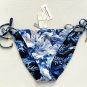 Tommy Bahama Indigo Garden Reversible Bikini Bottom Blue Floral ( M )