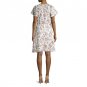Rebecca Taylor Esmee Floral Silk Dress Rosebud ( 10 )