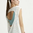 VARLEY Open Back Emmett Tee Vanilla Sheer ( XS ) VARLEY Open Back Emmett Tee Vanilla Sheer ( XS )