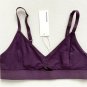 Richer Poorer Cut Out Bralette Blackberry Wine ( L )