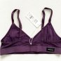Richer Poorer Cut Out Bralette Blackberry Wine ( L )