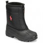 Polo Ralph Lauren Quilo Zip Big Pony Boots Black ( 3 )