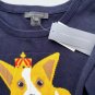 French Connection Corgi Dog Knit & Crown Navy Knit Sweater ( S )