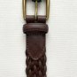 LAUREN Ralph Lauren 1 1/4 Veg Tan Leather Roller Belt Brown