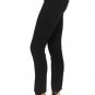 Paige Transcend Hoxton High Waist Chain Stirrup Ankle Peg Jeans Black ( 27 )