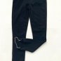 Paige Transcend Hoxton High Waist Chain Stirrup Ankle Peg Jeans Black ( 27 )