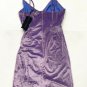 Kendall + Kylie Front Wrap Cascading Mini Dress Lavender Aqua ( 4 )