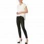HUE U22901 Distressed Matte Leatherette Leggings Black ( XS )