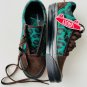 VANS X Stray Rats Green Leopard Old Skool Sneakers Brown ( 6.5 )