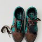 VANS X Stray Rats Green Leopard Old Skool Sneakers Brown ( 6.5 )