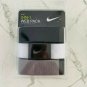 Nike Men's 3 Pack Golf Web Belt Black/Grey/White One Size
