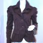 RINASCIMENTO Jacket ITALY Brown POWER Shoulder BLAZER ( L )