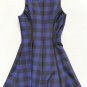 Finders Keepers Alter Ego Dress Gingham Plaid Blue/Black ( XS )