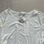 WAYF Cold Shoulder Long Sleeve Top White
