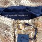 $6.5K ALEXANDRE VAUTHIER Runway Collection Gold PYTHON Pant 36/4