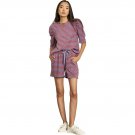 DRA Anthropologie Terry Knit Stripe Camille Shorts ( L )