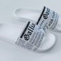 Galliano Newspaper Print Slides Flats Shoes White ( 43 )