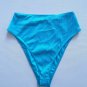 Frankies Bikinis Campbell Plissé & Anne High Waist Swim Bikini Set Aquamarine S