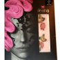 ILEANA CALZE Made in Italy TIGHTS Pantyhose FLORAL Sirio ROSE Dust ( M/L )