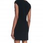 $1.5K MARY KATRANTZOU Runway Cap Sleeve ANCHOR BADGE Sheath Knit DRESS ( M )