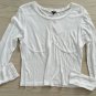 Monrow Bustier Long Sleeve Top White ( M )