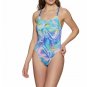 Nike NESSC014 Multiple Print Spiderback Swimsuit in Cool ( 30/4 )