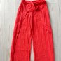 Young Fabulous & Broke YFB Split Tie Wide Leg Pants Coral ( S )