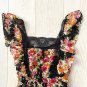 Lipsy London Long Floral Lace Trim Dress ( 4 )