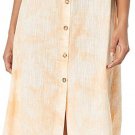 Roxy Wild Ties Dress Apricot Ice Gone Ahead Stripe ( S ) Roxy Wild Ties Dress Apricot Ice Gone Ahead Stripe ( S )