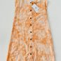 Roxy Wild Ties Dress Apricot Ice Gone Ahead Stripe ( S )