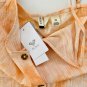 Roxy Wild Ties Dress Apricot Ice Gone Ahead Stripe ( S )