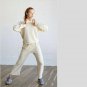 Free People Movement Sideline Splatter Print Sweatpants Ecru ( S )